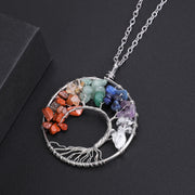 Tree of Life Necklace with Copper/Silver Chain 
