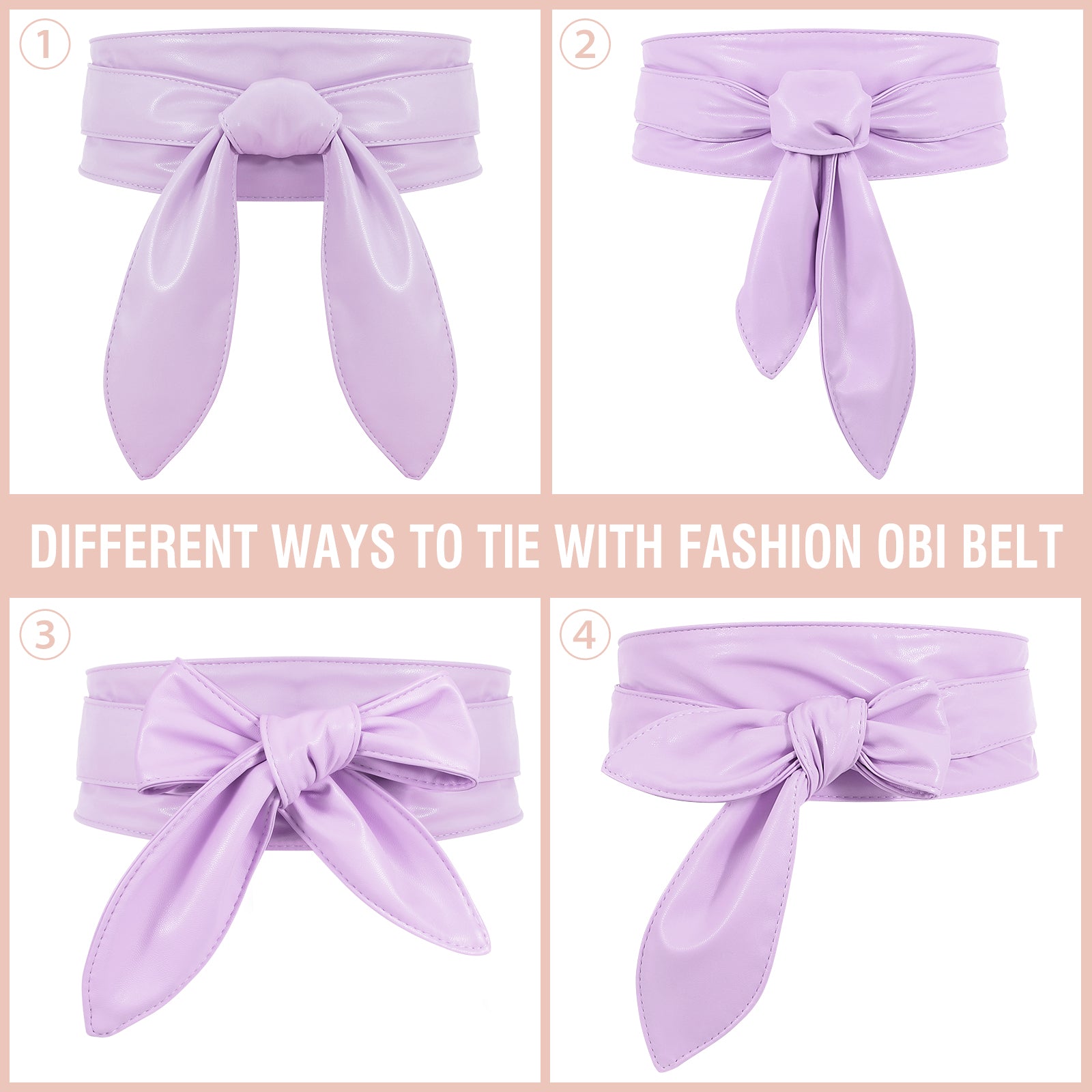 Women Dress Belt for Wedding Party Long Sash Bridal Waist Belts for Special Occasion 3.74'' Wide - JASGOOD OFFICIAL