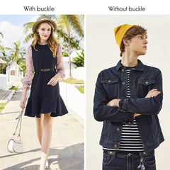 No Buckle Invisible Belt For Women Elastic Waist Belt for Jeans Pants Dresses 