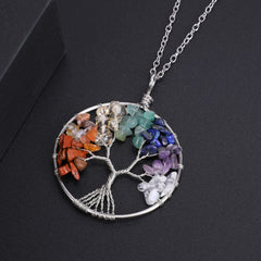 Tree of Life Necklace with Copper/Silver Chain 