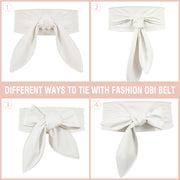 Women Dress Belt for Wedding Party Long Sash Bridal Waist Belts for Special Occasion 3.74'' Wide