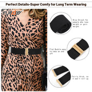 JASGOOD Women's Elastic Wide Dress Belt Retro Stretchy Waist Belt