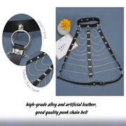 Women Fashion Leather Waist Belt Halloween Dress
