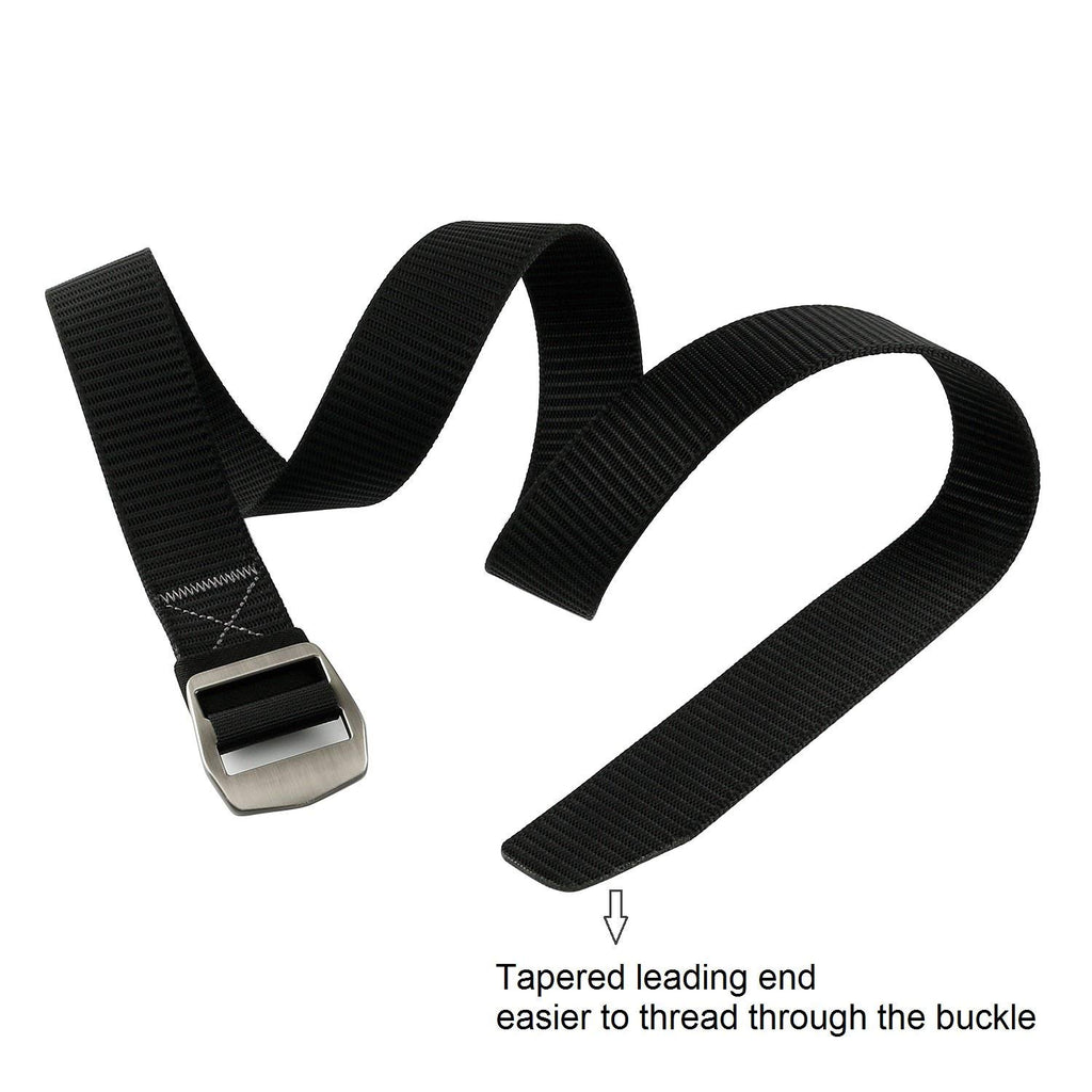 Tactical Heavy Duty Reinforced Nylon Belt for Men Adjustable Military Webbing Belt Strap with Metal Buckle by JASGOOD 