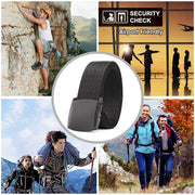 Nylon Canvas Breathable Military Tactical Men Waist Belt With Plastic Buckle  by JASGOOD 