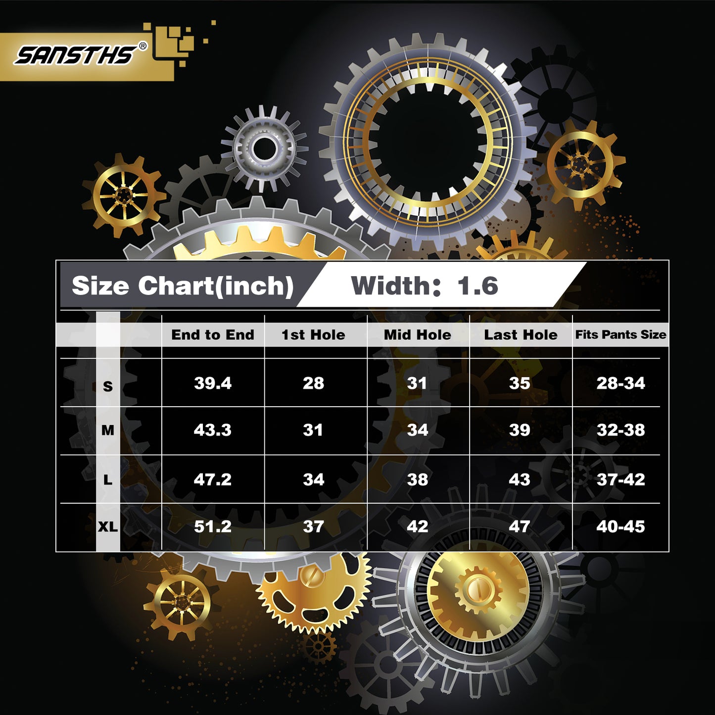 Punk Rivet Studded Belt Goth Row Pyramid Square Bead PU Leather Vintage Punk Rock Grommet Belt for Jeans Pants - JASGOOD OFFICIAL