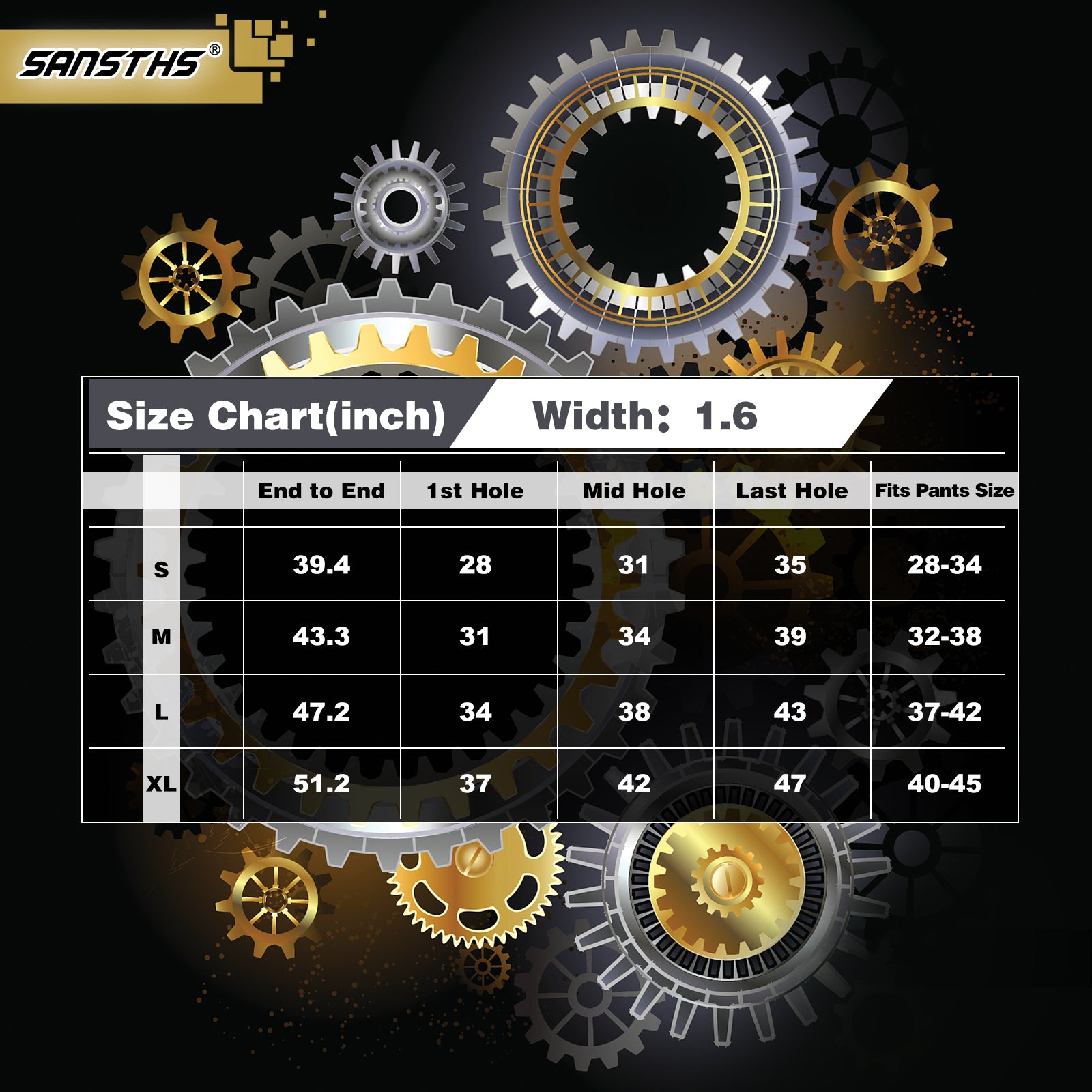 Punk Rivet Studded Belt Goth Row Pyramid Square Bead PU Leather Vintage Punk Rock Grommet Belt for Jeans Pants - JASGOOD OFFICIAL