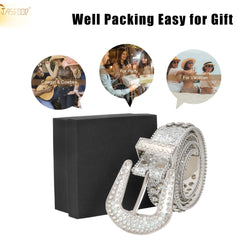 JASGOOD Fashion Rhinestones Belt - JASGOOD OFFICIAL