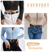 Western Belts for Women Vintage Western Design Ladies Cowgirl Waist Belt for Pants Jeans Dresses
