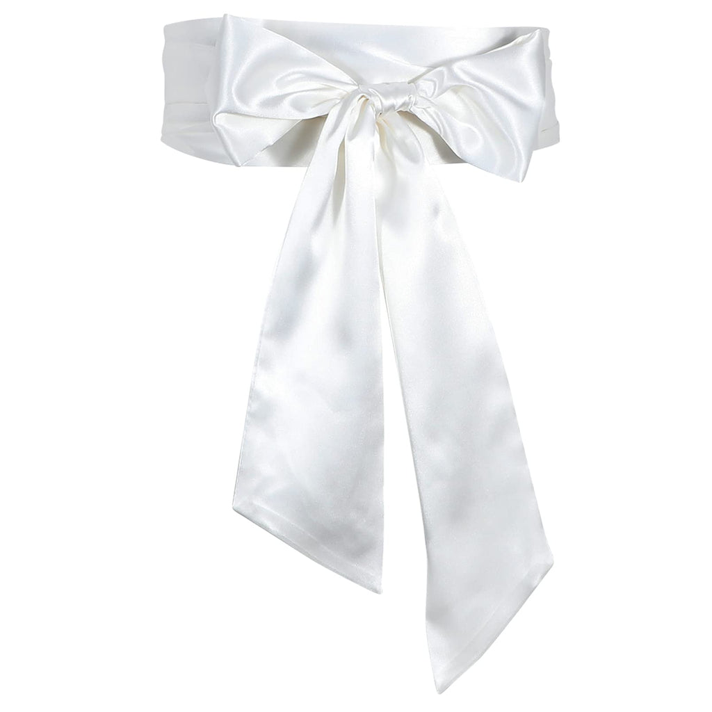 Women Dress Belt for Wedding Party Long Sash Bridal Waist Belts for Special Occasion 3.74'' Wide