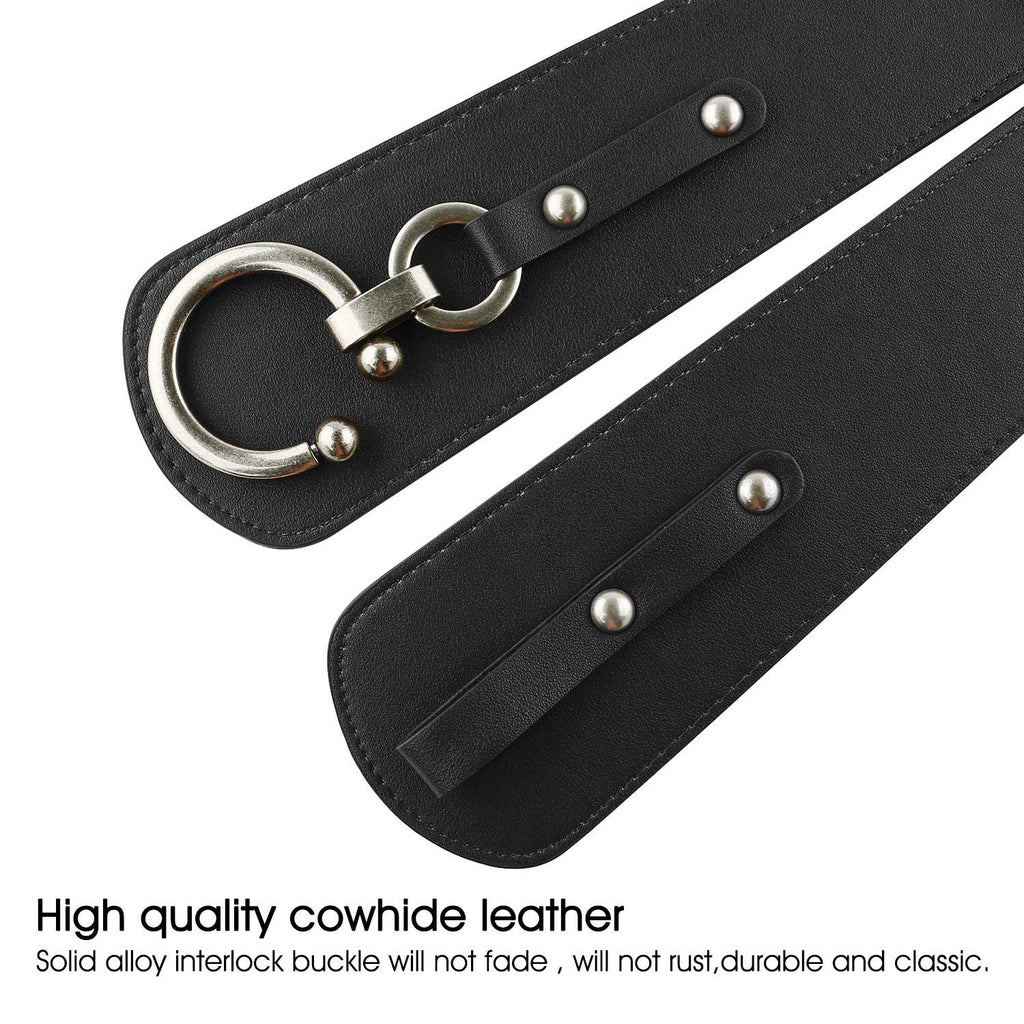Women's Fashion Vintage Wide Elastic Stretch Waist Belt With Interlock Buckle by JASGOOD 