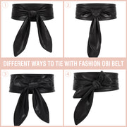 Women Dress Belt for Wedding Party Long Sash Bridal Waist Belts for Special Occasion 3.74'' Wide