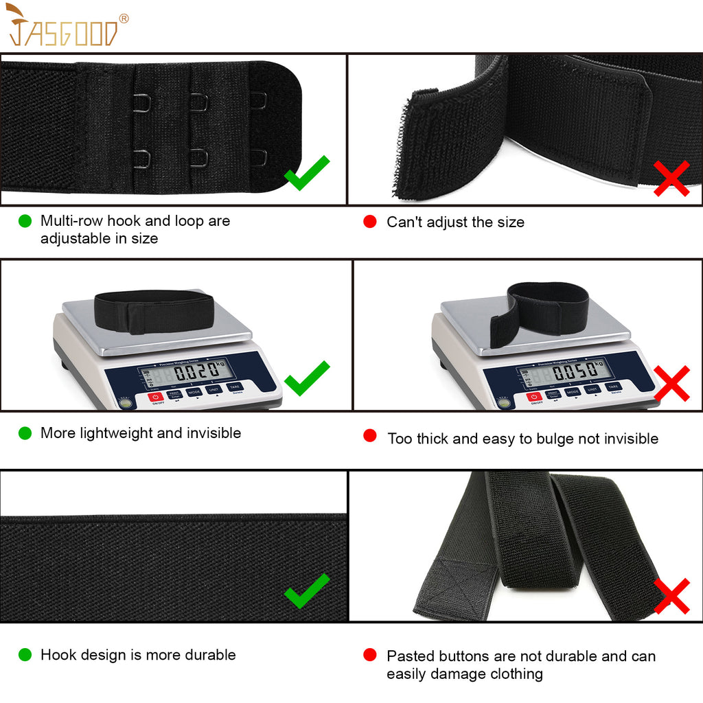 Men Women Elastic Invisible Belts No Buckle Stretch Belt for Jeans