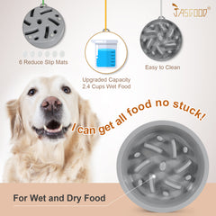 Dog Feeder Slow Eating Bowl for Raised Pet Feeders JASGOOD Maze Food Water Insert Bowl Compatible with Elevated Diners… - JASGOOD OFFICIAL