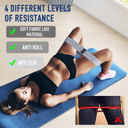 JASGOOD Exercise Booty Bands-Resistance Bands for Women Butt and Legs Bands for Workout-Indoor/Outdoor Fitness Bands - JASGOOD OFFICIAL