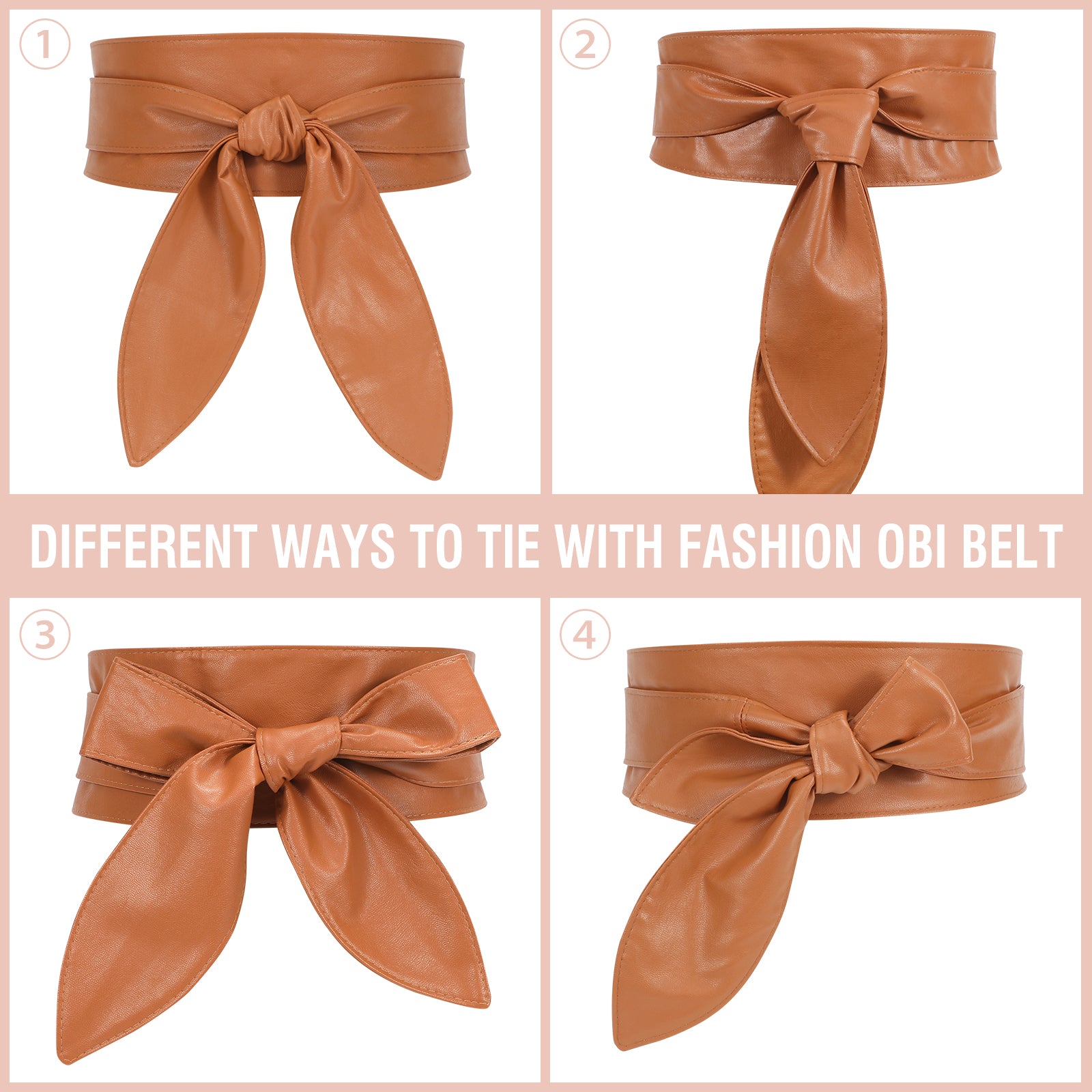Women Dress Belt for Wedding Party Long Sash Bridal Waist Belts for Special Occasion 3.74'' Wide - JASGOOD OFFICIAL