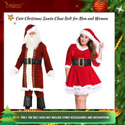Santa Claus Christmas Wide Leatherwear Fashion Unisex Belt