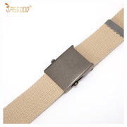 2PCS Men's Elastic Stretch Outdoor Plastic Belt with Removable Buckle Hiking Belt