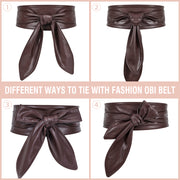 Women Dress Belt for Wedding Party Long Sash Bridal Waist Belts for Special Occasion 3.74'' Wide