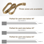 Unisex Nickel Free Belt 1.5 In Nylon Adjustable Web Belt with Plastic Buckle by JASGOOD 