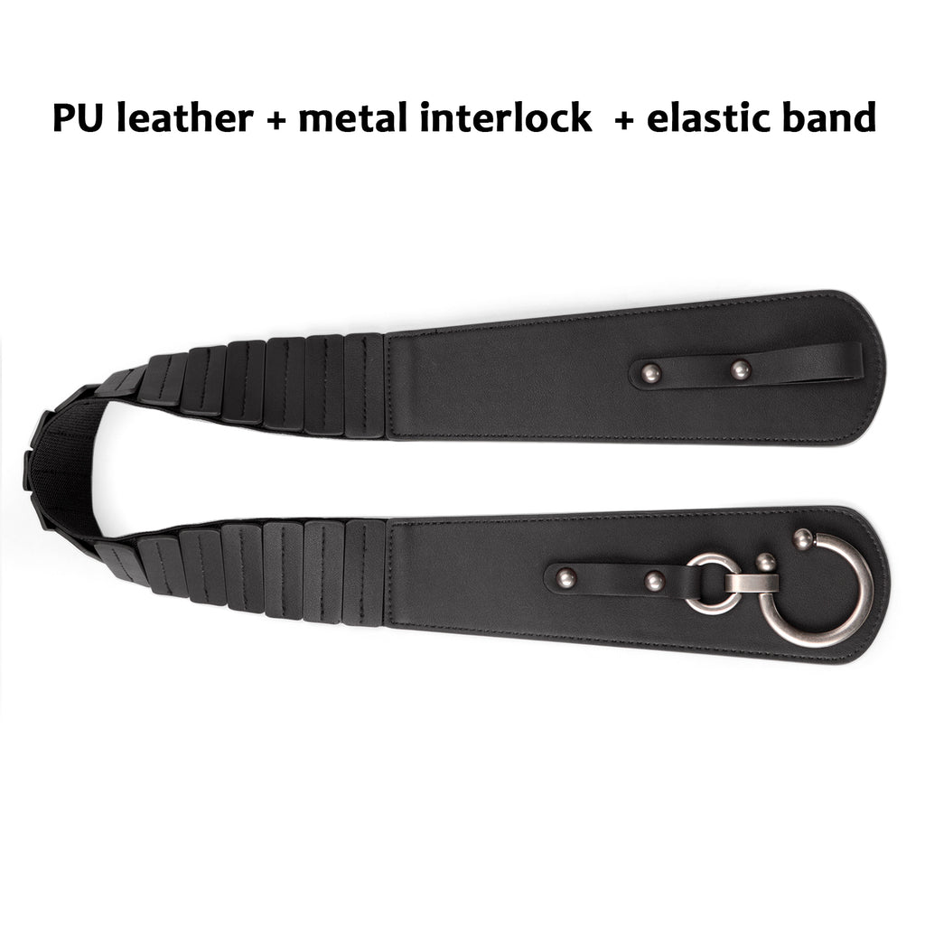 Women's Fashion Vintage Wide Elastic Stretch Waist Belt With Interlock Buckle by JASGOOD - JASGOOD OFFICIAL