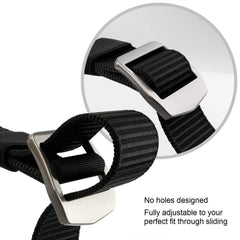 Tactical Heavy Duty Reinforced Nylon Belt for Men Adjustable Military Webbing Belt Strap with Metal Buckle by JASGOOD 