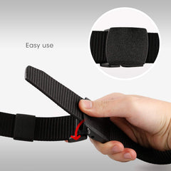 Nylon Canvas Breathable Military Tactical Men Waist Belt With Plastic Buckle  by JASGOOD 