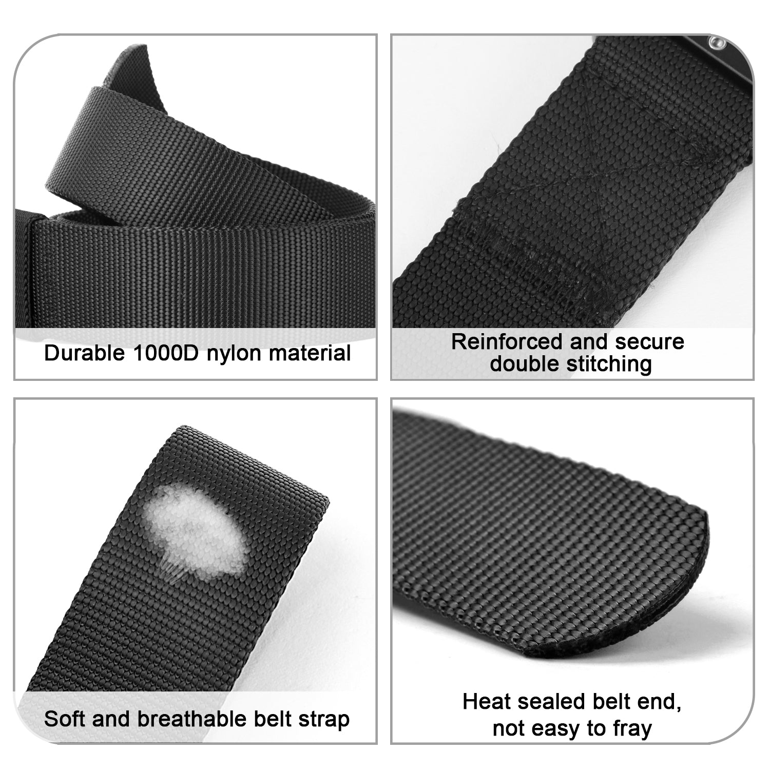 Tactical Heavy Duty Belt Sansths Men Military Webbing Belt 1.5ââ‚?Quick-Release Riggers Web Belt with Metal Buckle