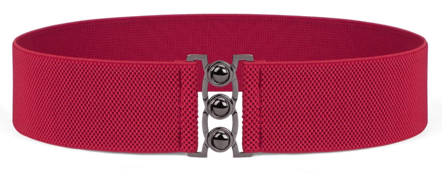 Vintage Wide Elastic Waist Belt Waistband Dress Stretchy Cinch Belt For Women 1.8 Inch Wide by JASGOOD 