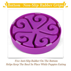 Slow Feeder Dog Bowl New Arriving Fun Feeder Slow Feeding Interactive Bloat Stop Dog Bowls by JASGOOD 