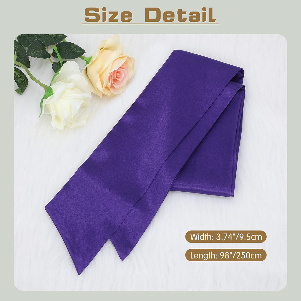 Women Dress Belt for Wedding Party Long Sash Bridal Waist Belts for Special Occasion 3.74'' Wide
