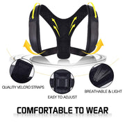 Posture Corrector for Women and Men with Underarm Pads - Adjustable Effective Comfortable Back Support Brace - Ideal for Clavicle Support and Upper Back Shoulder Neck Pain Relief 