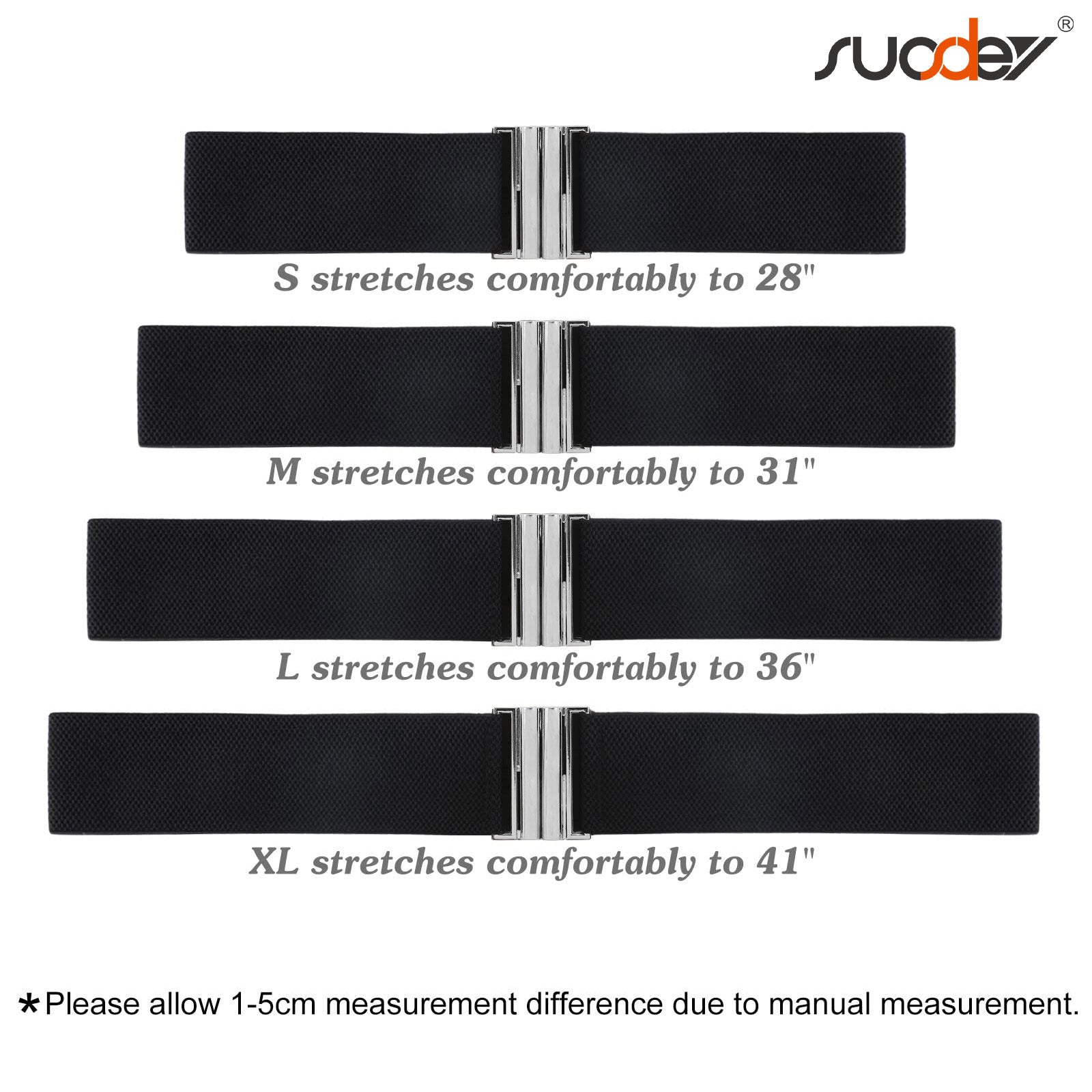 JASGOOD Women's Elastic Wide Dress Belt Retro Stretchy Waist Belt - JASGOOD OFFICIAL