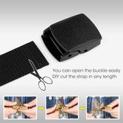 Nylon Canvas Breathable Military Tactical Men Waist Belt With Plastic Buckle  by JASGOOD 