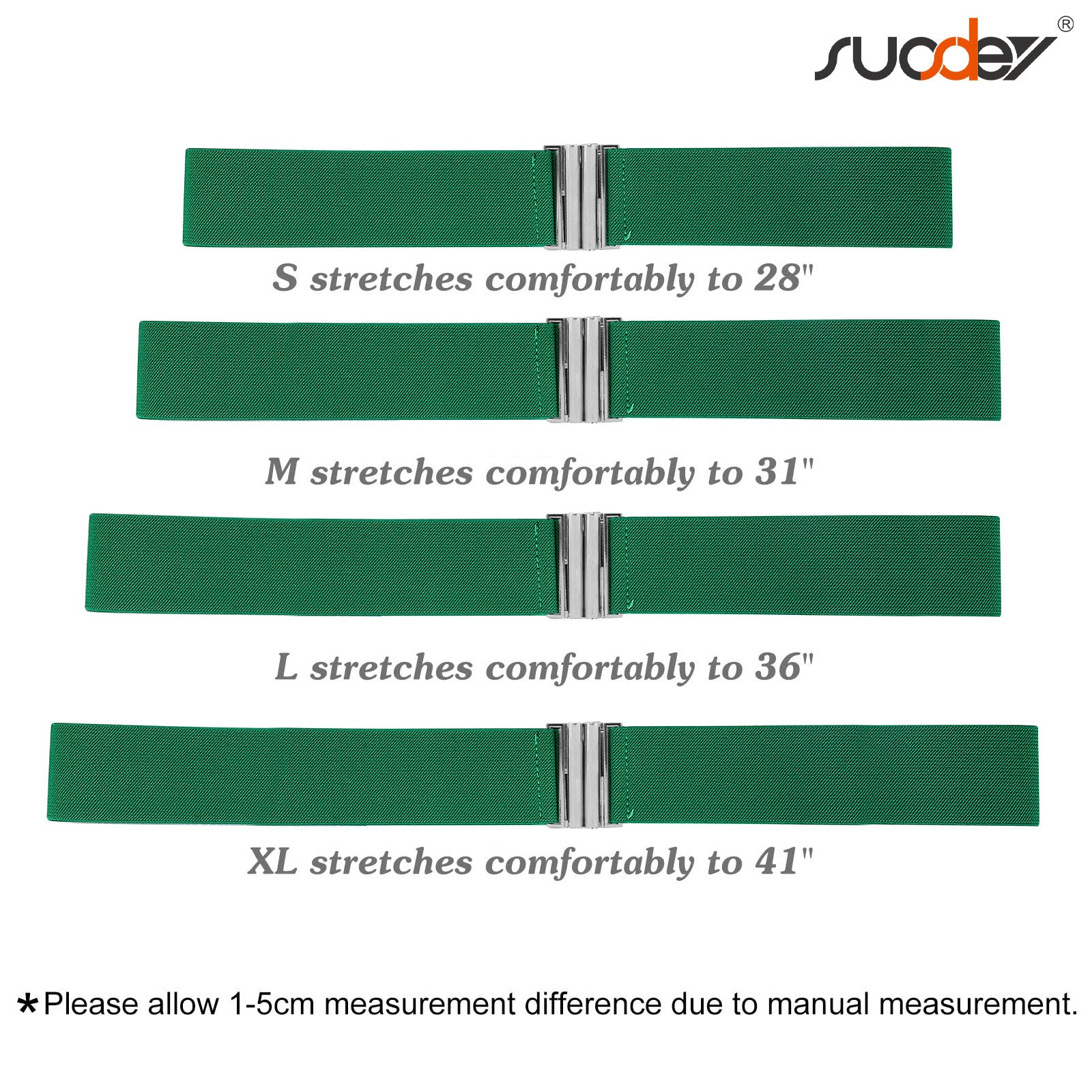 JASGOOD Women's Elastic Wide Dress Belt Retro Stretchy Waist Belt - JASGOOD OFFICIAL