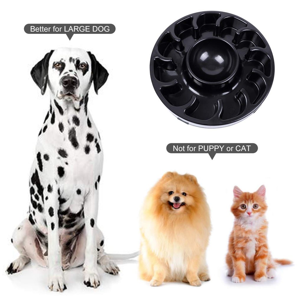 JASGOOD Slow Dog Bowl for Large Dogs,Fun Feeder Dog Bowl,Anti-Gulping Dog Slow Feeder Stop Bloat,Slow Eating Big Pet Bowl 