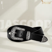 Women Leather Belt for Pants Dress Jeans Waist Belt with Brushed Alloy Buckle By JASGOOD