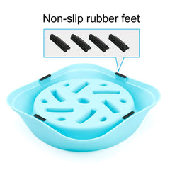 Dog Feeder Slow Eating Pet Bowl Eco-friendly Durable Non-Toxic Preventing Choking Healthy Design Bowl For Dog Pet by JASGOOD 