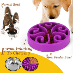 Slow Feeder Dog Bowl New Arriving Fun Feeder Slow Feeding Interactive Bloat Stop Dog Bowls by JASGOOD 