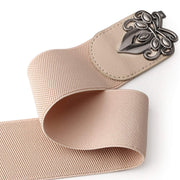 Women's Fashion Vintage Wide Elastic Stretch Adjustable Waist Cinch Belt by JASGOOD 