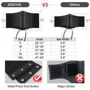 Halloween Women’s Elastic Costume Waist Belt Lace-up Tied Waspie Corset Belts for Women by JASGOOD