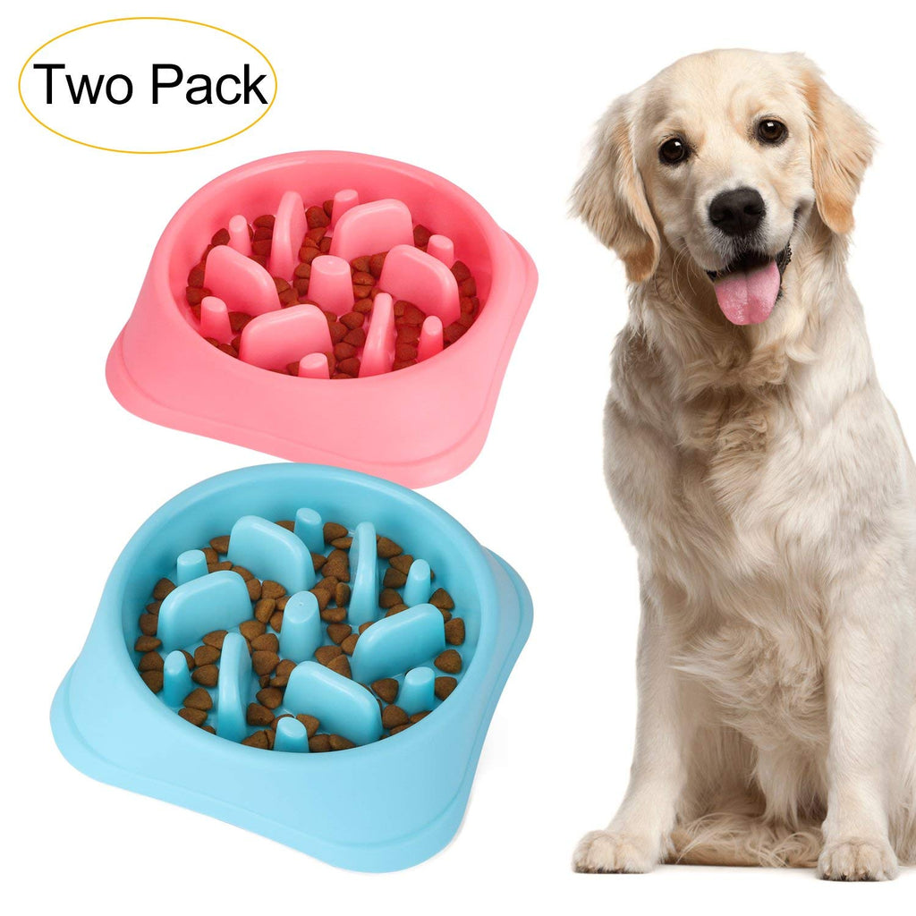 Dog Feeder Slow Eating Pet Bowl Eco-friendly Durable Non-Toxic Preventing Choking Healthy Design Bowl For Dog Pet by JASGOOD 