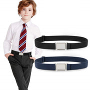 JASGOOD Kids Adjustable Magnetic Belt Boys Girls Elastic Belt with Easy Magnetic Buckle Fit Pant Size16-26Inch 