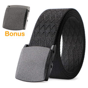 Unisex Nickel Free Belt 1.5 In Nylon Adjustable Web Belt with Plastic Buckle by JASGOOD 