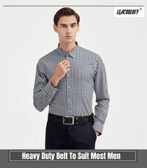 Men’s Genuine Leather Ratchet Dress Belt for men