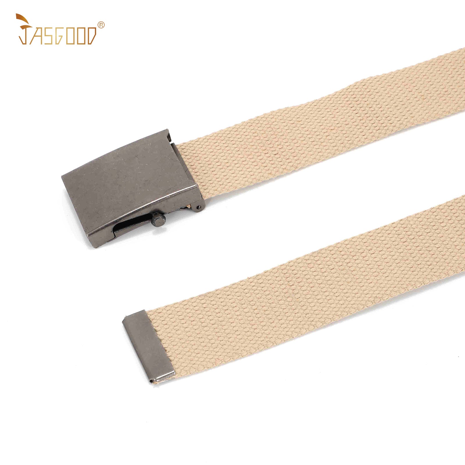 2PCS Men's Outdoor Plastic Belt with Removable Buckle Hiking Belt - JASGOOD OFFICIAL