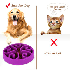 Slow Feeder Dog Bowl New Arriving Fun Feeder Slow Feeding Interactive Bloat Stop Dog Bowls by JASGOOD 