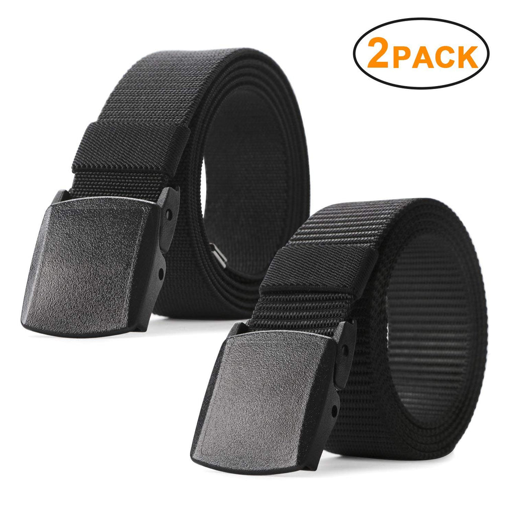 Nylon Canvas Breathable Military Tactical Men Waist Belt With Plastic Buckle  by JASGOOD 