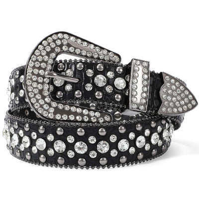 Western Cowgirl Rhinestone Belt for Jeans  Fashion Rhinestone Belt for Women Men  Ladies Bling Rhinestone Belt for Dress