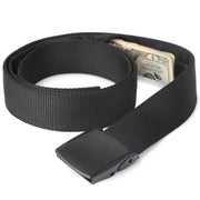 Travel Security Money Belt with Hidden Money Pocket - Cashsafe Anti-Theft Wallet Unisex Nickel free Nylon Belt - JASGOOD OFFICIAL
